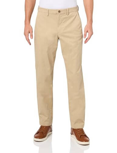 GAP Erkek Essential Düz Kesim Kaki Chino Pantolon - 1