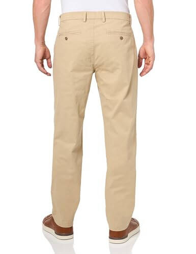 GAP Erkek Essential Düz Kesim Kaki Chino Pantolon - 2