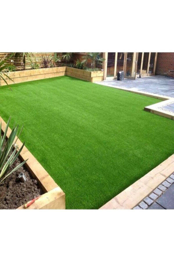 Garden Balcony Decorative 7 mm Artificial Grass Rug - 10