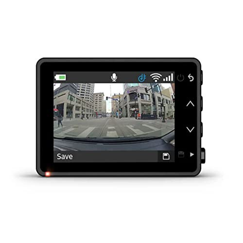 Garmin Dash Cam 47, 1080p и 140-градусное поле зрения, отслеживайте свой автомобиль во время отсутствия с помощью новых подключенных функций, голосового управления, компактный и незаметный, включает карту памяти - 2