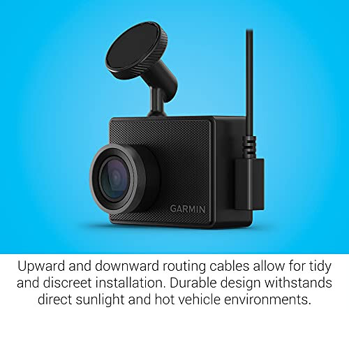 Garmin Dash Cam 47, 1080p ve 140 Derece Görüş Alanı, Yeni Bağlantılı Özelliklerle Aracınızı Uzaktan İzleyin, Sesli Komut, Kompakt ve Gizli, Bellek Kartı Dahil - 11