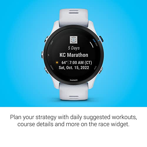 Garmin Forerunner® 255 Music, GPS Running Smartwatch with Music, Advanced Insights, Long-Lasting Battery, White - 6