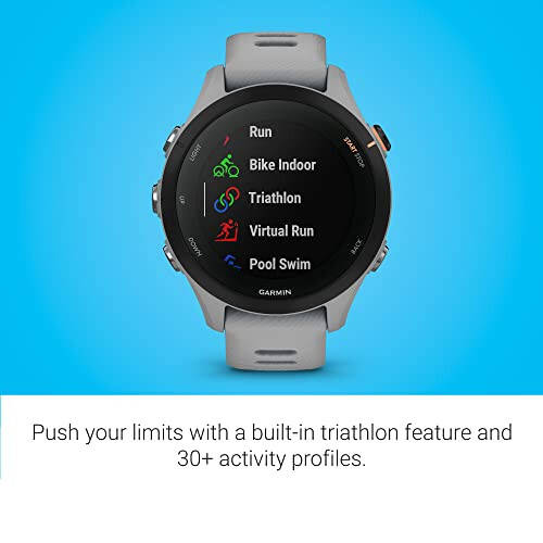 Garmin Forerunner® 255S, Умные часы для бега с GPS, меньшего размера, расширенные сведения, долговечный аккумулятор, порошково-серый, 41 мм - 5