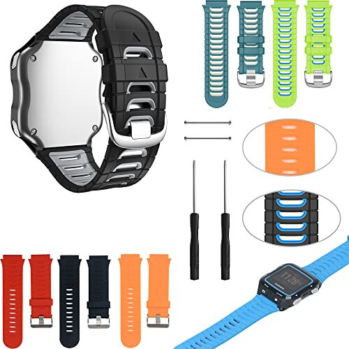 Garmin Forerunner 920XT 920 XT uchun EKSIL Silikon aqlli soat kamarini almashtirish kamarlari Bilaguzuk Yugurish Su sporti Bilaguzuk + Asboblar kamar - 2