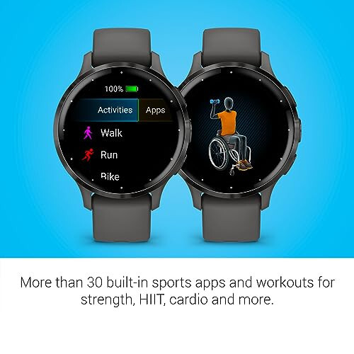 Garmin Venu 3S Slate Paslanmagan po'lat bezelli 1.2 dyuymli AMOLED tegin ekranli aqlli soat, 41 mm tosh kulrang korpus va silikon tasma bilan - 5