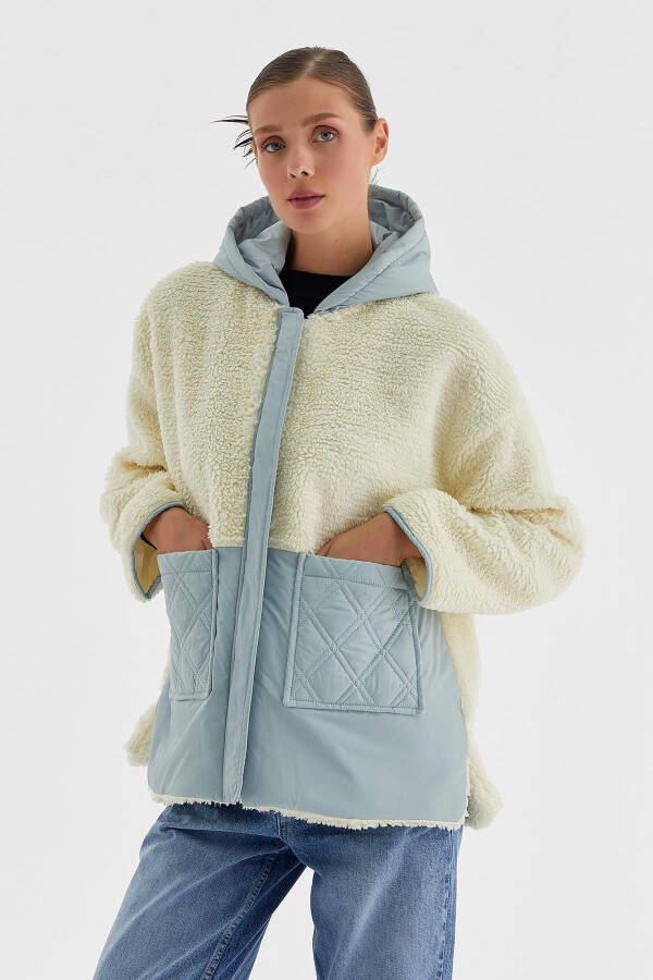 Garni Pocket Plush Jacket Mint - 4