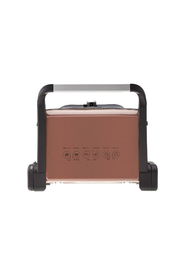 Gastro Classic Grill and Toaster Machine Rosegold - 12