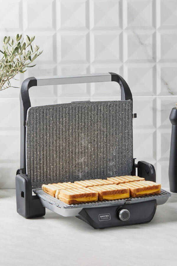 Gastro Classic Grill va Toaster Mashinasi Kumush - 2