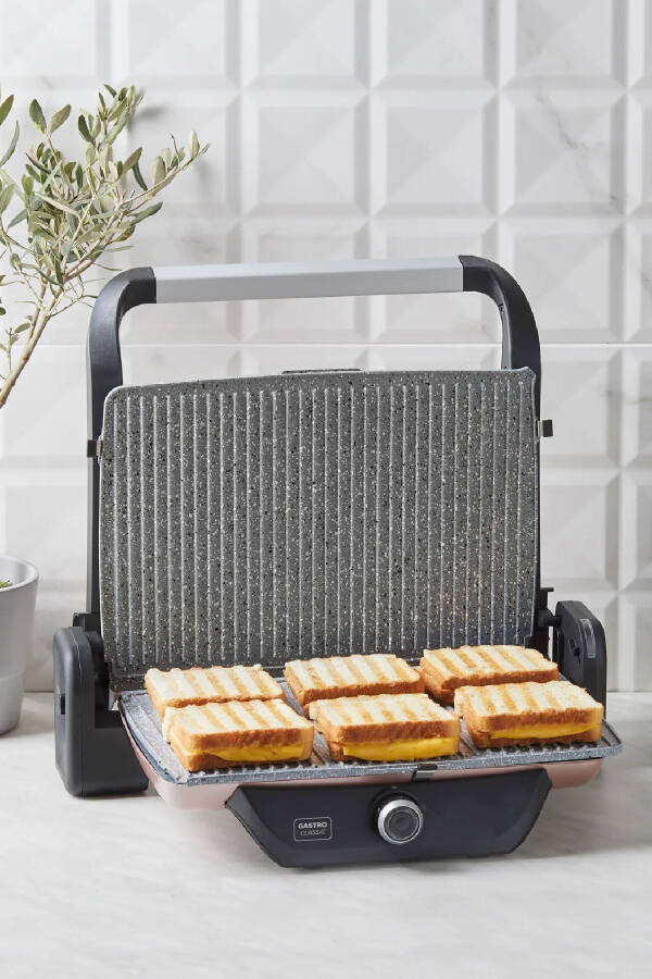 Gastro Classic Grill va Toaster Mashinasi Rosegold - 2