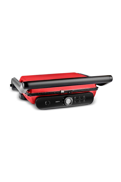 Gastro Grill Pro 2400W Grill and Toaster Machine Red - 7