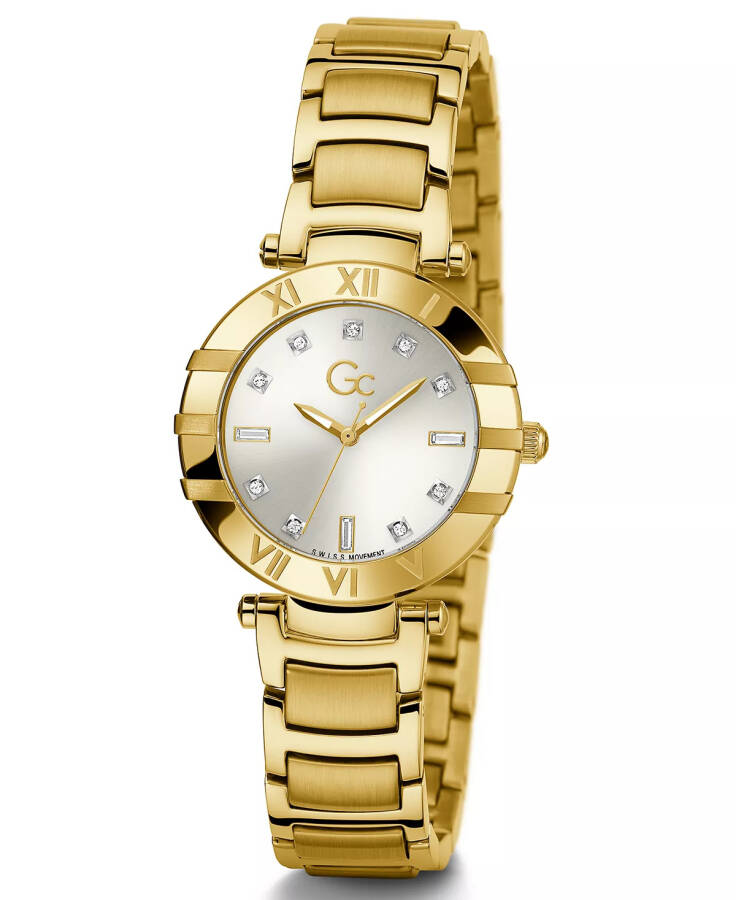 Gc Cruise Women's Swiss Gold-Tone Stainless Steel Bracelet Watch 32mm Silver-tone - 5