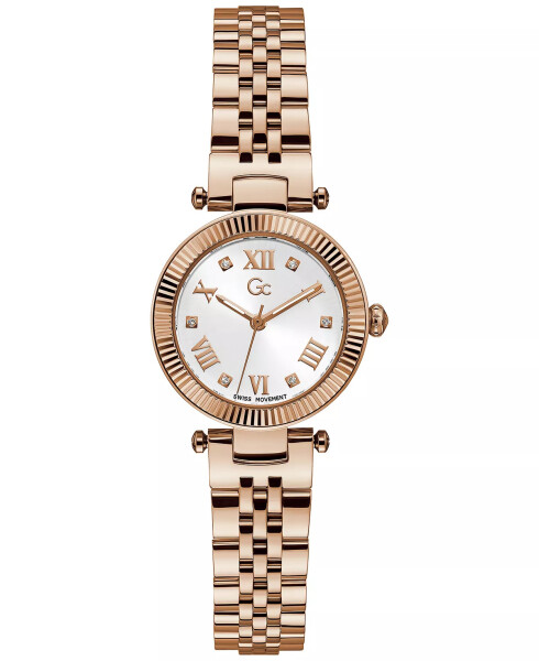 Gc Flair Women's Swiss Rose Gold-Tone Stainless Steel Bracelet Watch 28mm Rose Gold-tone - 1