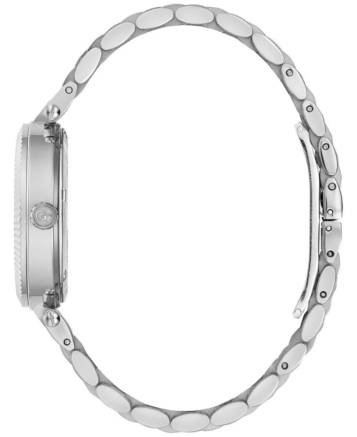 Gc Flair Women's Swiss Silver-Tone Stainless Steel Bracelet Watch 34mm Silver-tone - 2