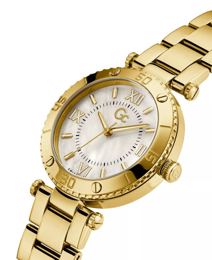 Gc Muse Women's Swiss Gold-Tone Stainless Steel Bracelet Watch 34mm Gold-tone - 4