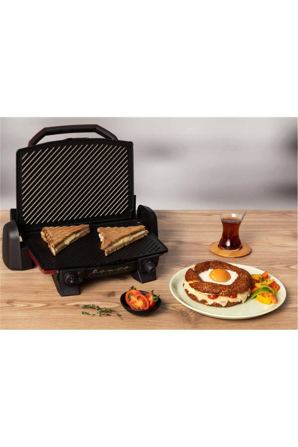 Gc191541 Toast Expert 1800 Vtli Grill va Toaster, Qizil - 7