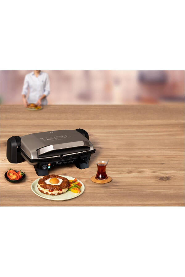 Gc191e41 Toast Expert 1800 Vat Yopishmaydigan Cho'yan Qoplama Grill Va Toaster (KUMUSH) - 24