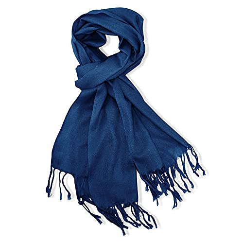 GEARONIC TM Women's Soft Pashmina Scarf Winter Shawl Wrap Scarves Lady Fashion in Solid Colors - 3