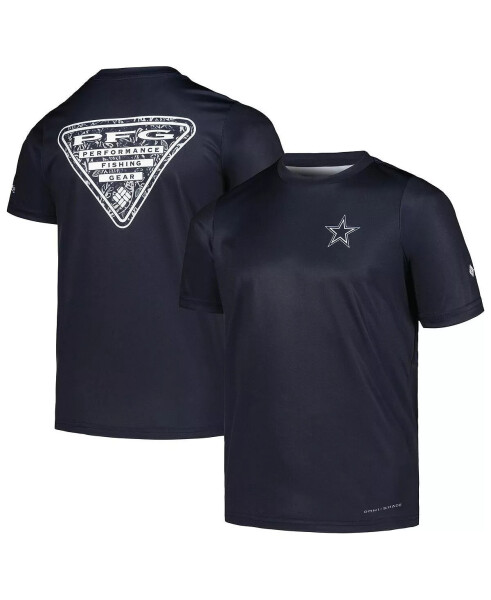 Gençlik Donanması Dallas Cowboys Terminal Tackle Omni-Shade Tişört Dc Collegi - 1