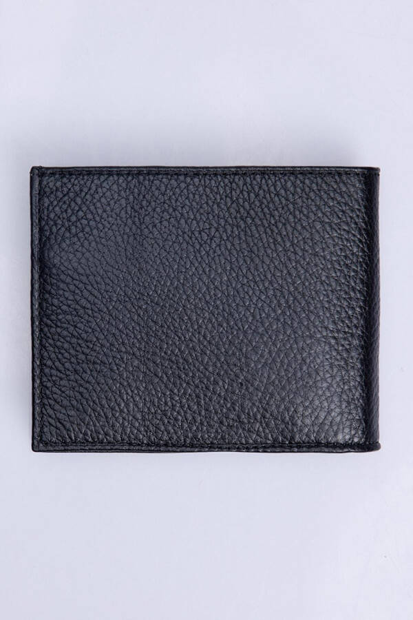 Genuine Leather Black Men's Wallet - 2