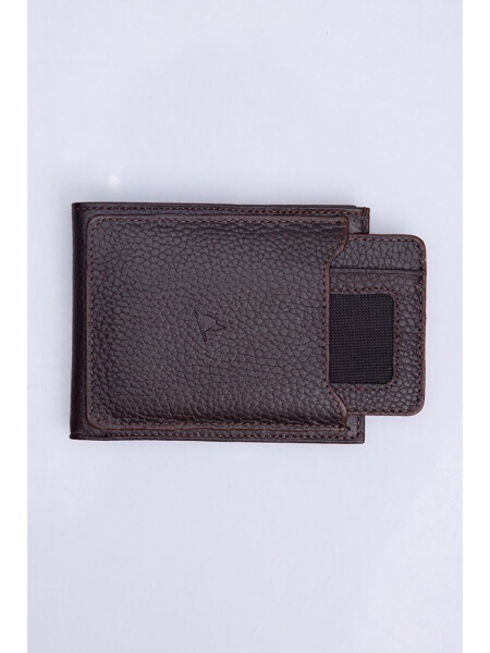 Genuine Leather Brown Men's Wallet - 1