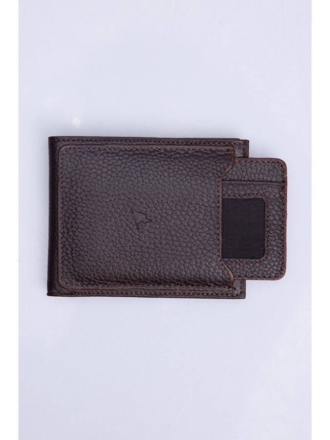 Genuine Leather Brown Men's Wallet - 1