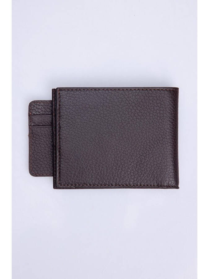 Genuine Leather Brown Men's Wallet - 2