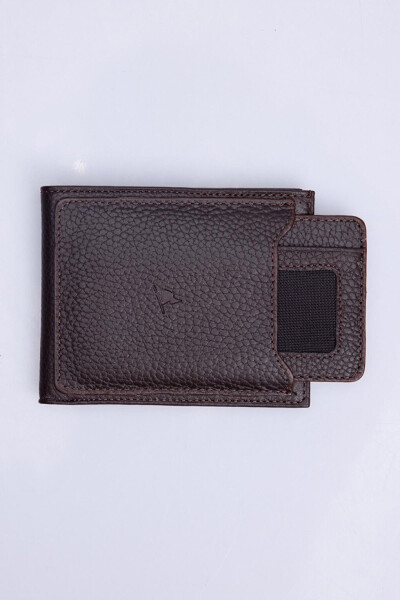 Genuine Leather Brown Men's Wallet - 1