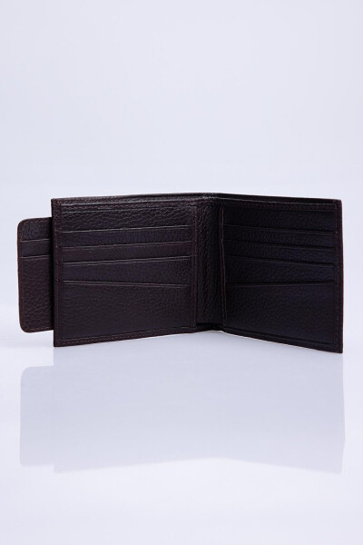 Genuine Leather Brown Men's Wallet - 3