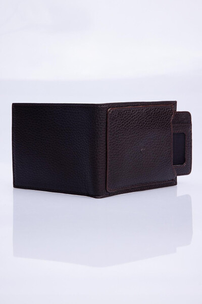 Genuine Leather Brown Men's Wallet - 4