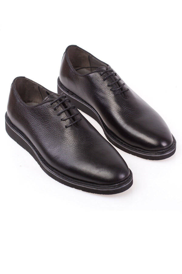 Genuine Leather, Extra Lightweight, Suit, Groom's Patent and Matte Men's Classic Leather Shoes - 1