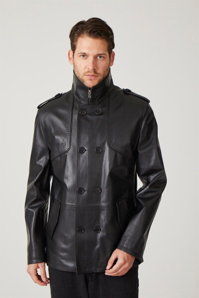 Genuine Leather Jacket for Men - 3