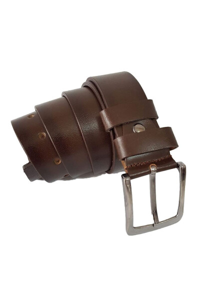 Genuine Leather Men's Belt - 3