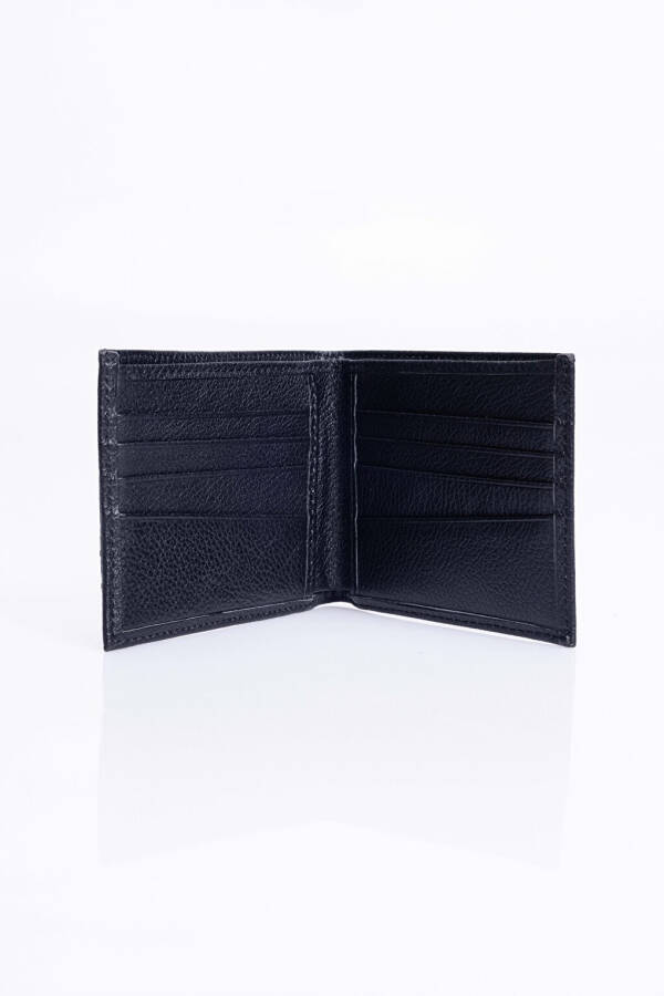 Genuine Leather Men's Black Wallet - 3