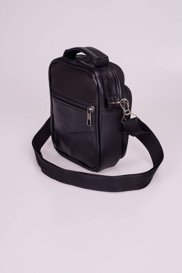 Genuine Leather Men's Small Messenger Bag - 6