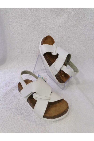 Genuine Leather Orthopedic Cork Sole Children's Sandal - 6