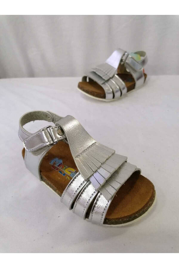 Genuine Leather Orthopedic Cork Sole Girl's Sandal - 6