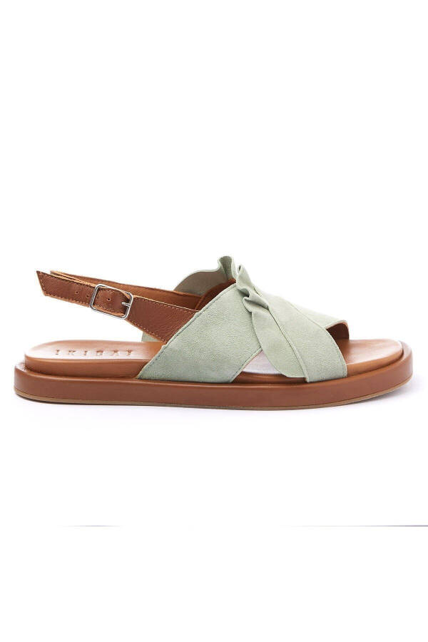 Genuine leather women's summer sandals - 2