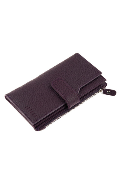 Genuine leather women's wallet - 1