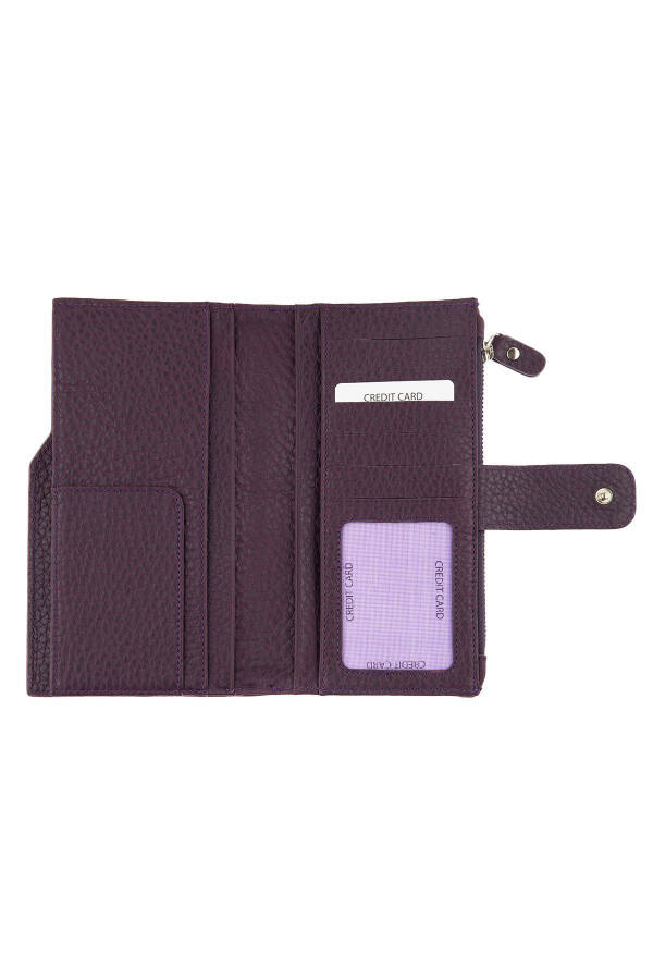 Genuine leather women's wallet - 4