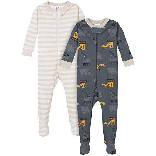 Gerber Baby-Boys 2-Pack Footed Pajamas - 22