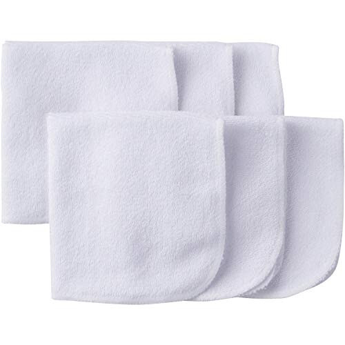 Gerber Washcloth, White, 6-Count - 33