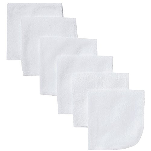 Gerber Washcloth, White, 6-Count - 8