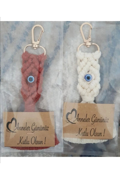 Gift Macrame Keychain for birthday circumcision Engagement mevlid for gift keychain (35 pcs) - 1