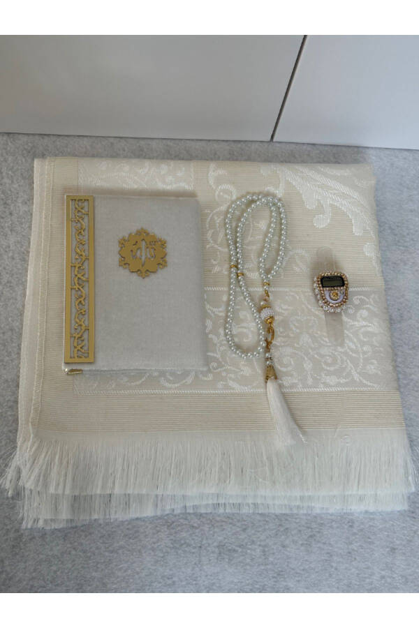 Gift set with prayer beads and a prayer counter. - 6