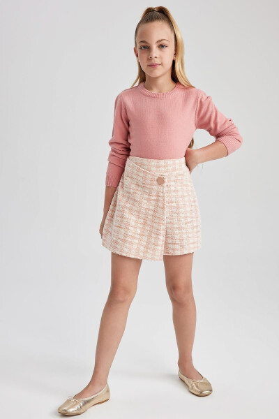 Girls' bike neck school sweater - 2