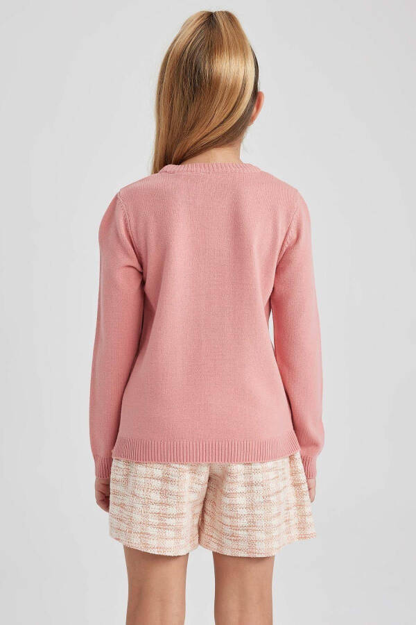 Girls' bike neck school sweater - 5