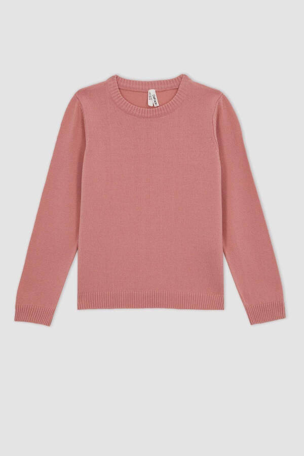 Girls' bike neck school sweater - 6