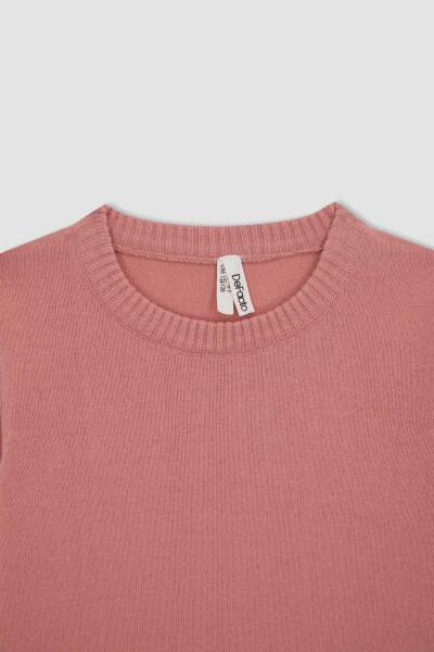 Girls' bike neck school sweater - 7