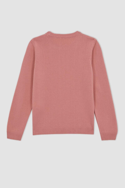 Girls' bike neck school sweater - 8