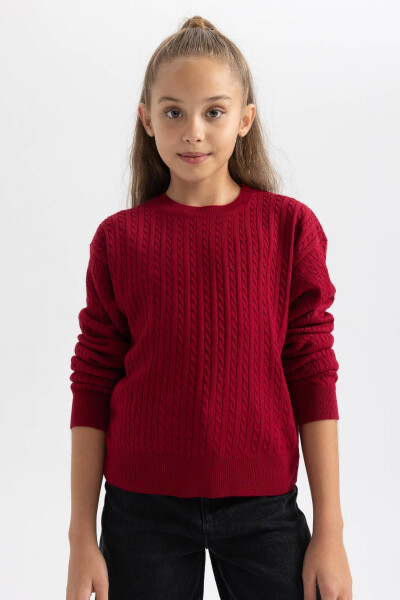 Girls' bike neck sweater - 1